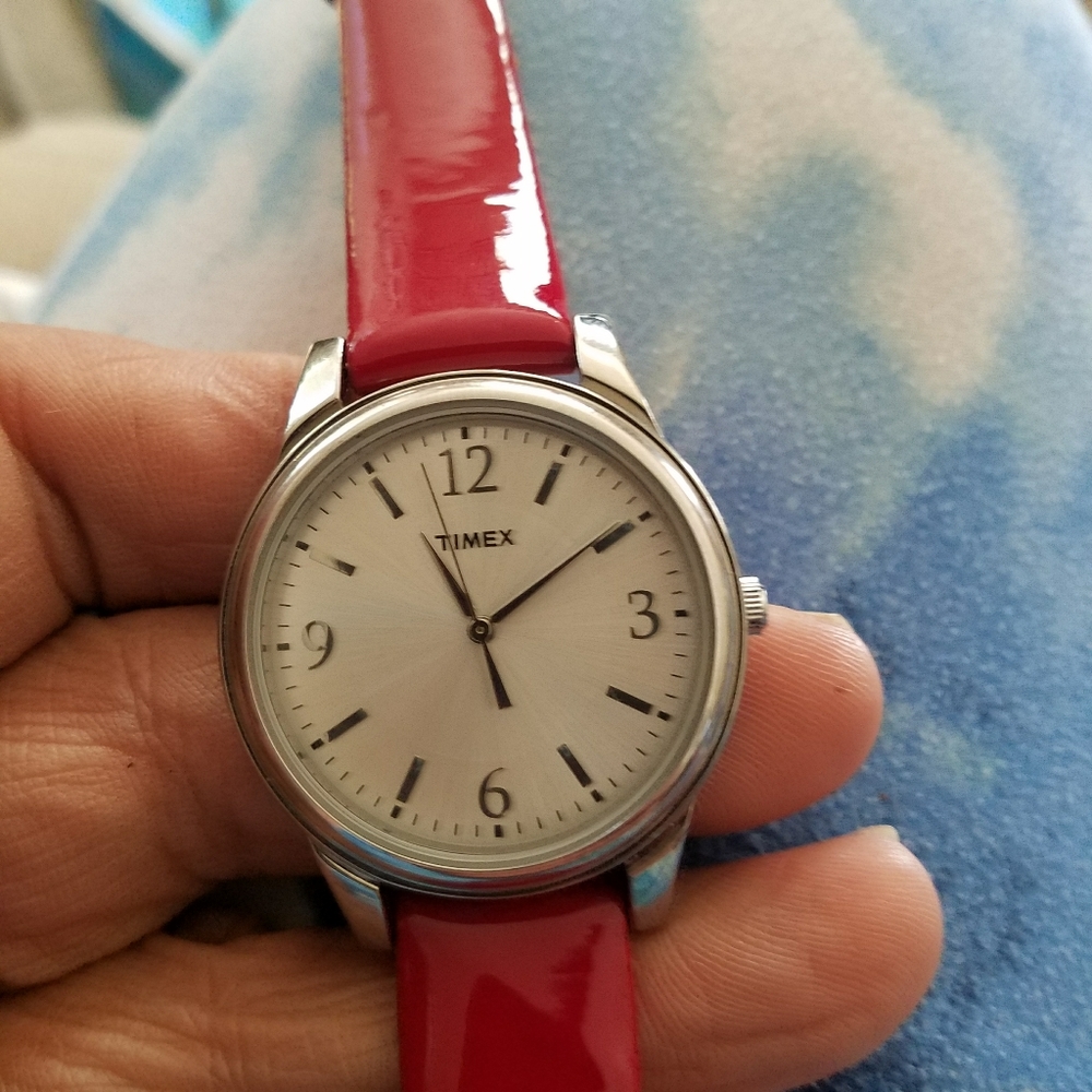 Men's TIMEX EASY READER WITH RED BAND